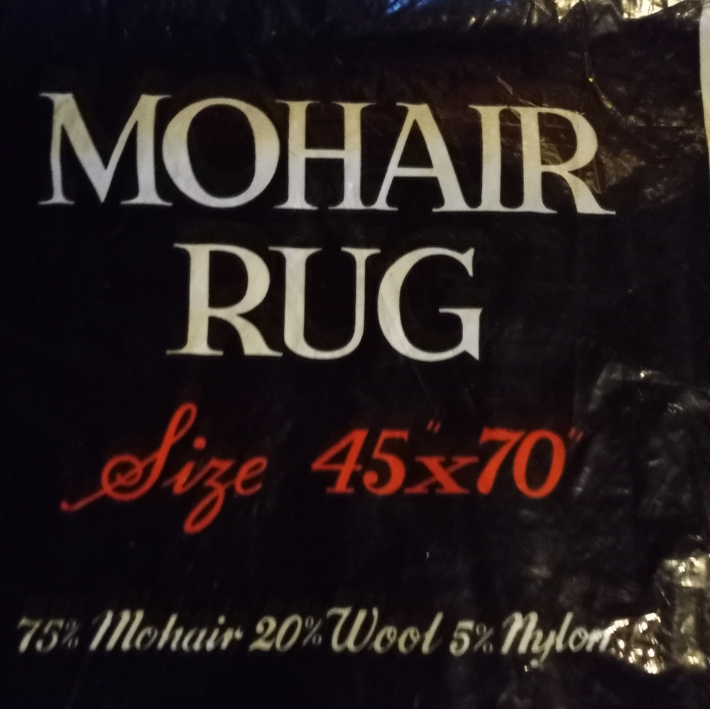 Mohair Rug NWOT